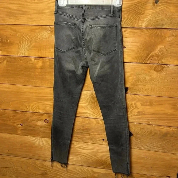 Frame Denim Women’s Jeans 27 Dartmouth slim skinny gray stretch streetwear Y2K - Picture 5 of 11